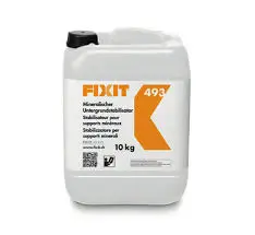 [FIXIT-493] FIXIT - Stabilisateur FIXIT 493 / Bidon de 10 kg  pour supports minéraux Consommation 0.4 kg / m2